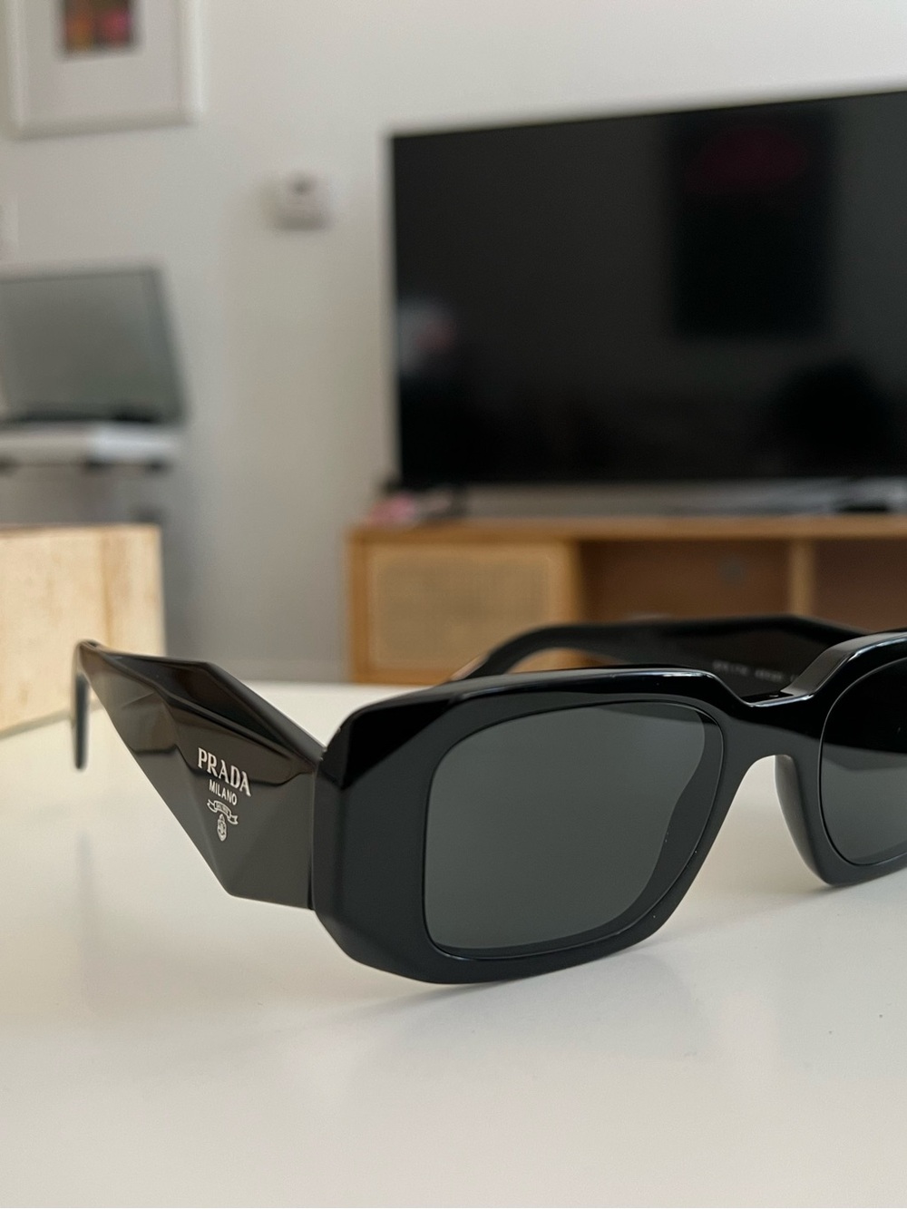 Authentic Prada Rectangular Sunglasses - Picture 6 of 6